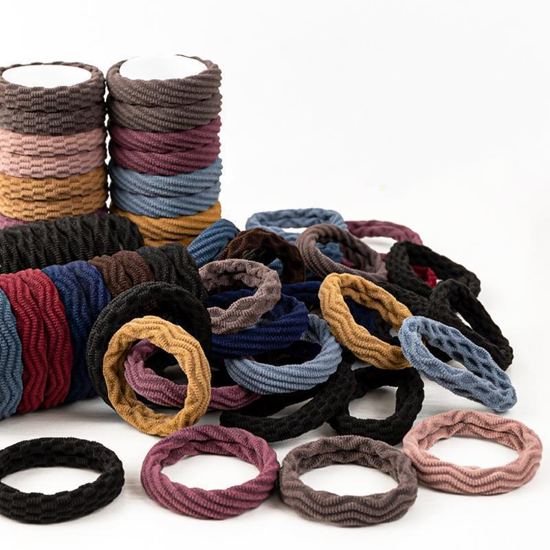 Travel Accessories For 6 Year Old - 20PCS High Elasticity Fashion Hair Rope