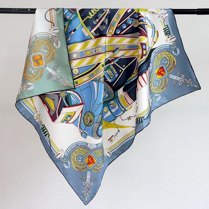 Travel Accessories Designer - 18MM Silk Scarf Women Hand Rolled