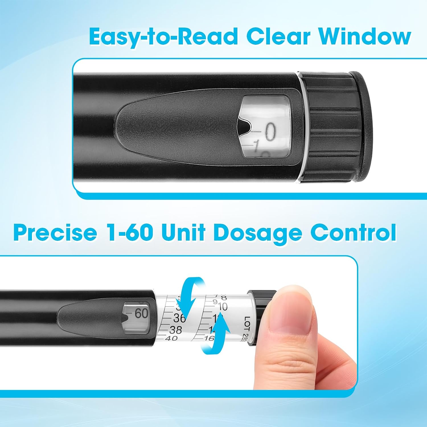 60 Units Peptide Pen Injector  - Travel Accessories Personalised recension och pris