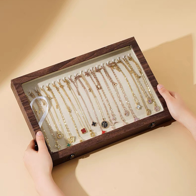 Wood Jewelry Box For Wedding M - Accessories Travel Jewelry Box recension och pris
