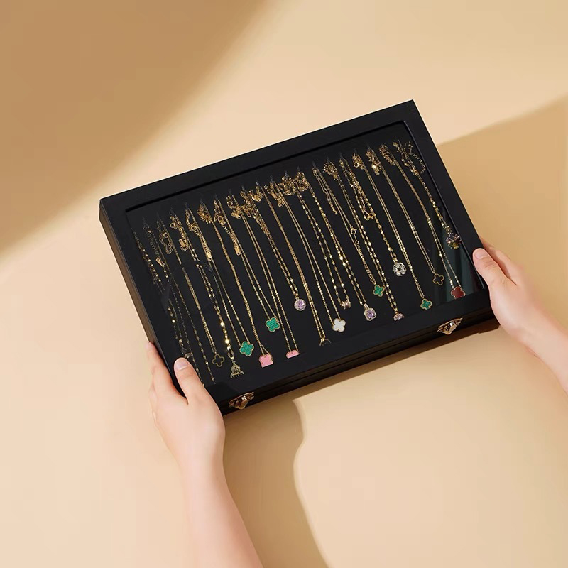Wood Jewelry Box For Wedding M - Accessories Travel Jewelry Box recension och pris