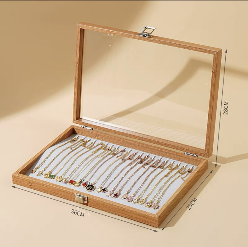 Wood Jewelry Box For Wedding M - Accessories Travel Jewelry Box recension och pris