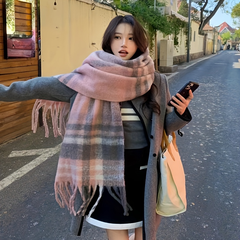 Classic Plaid Scarf for Women  - Travel Accessories Designer recension och pris