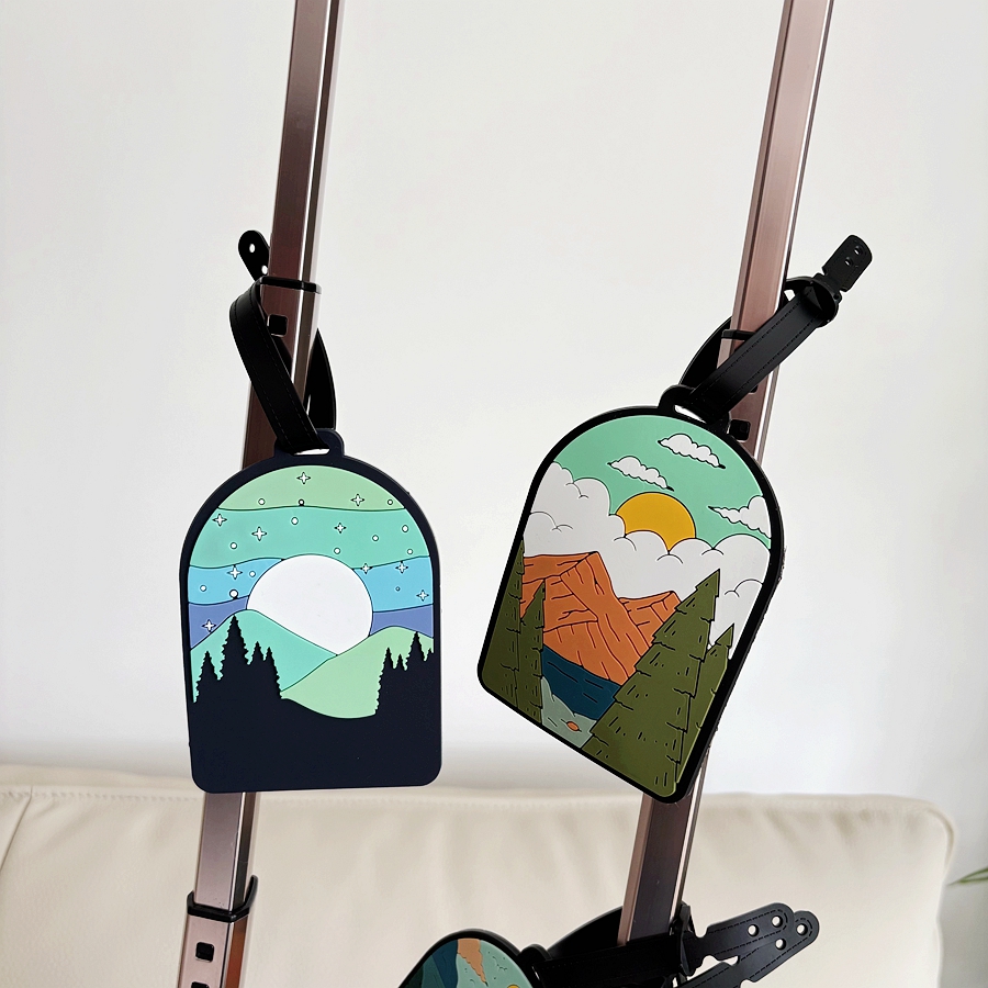 1/3/6pcs landscape luggage tag - Travel Accessories Personalised recension och pris