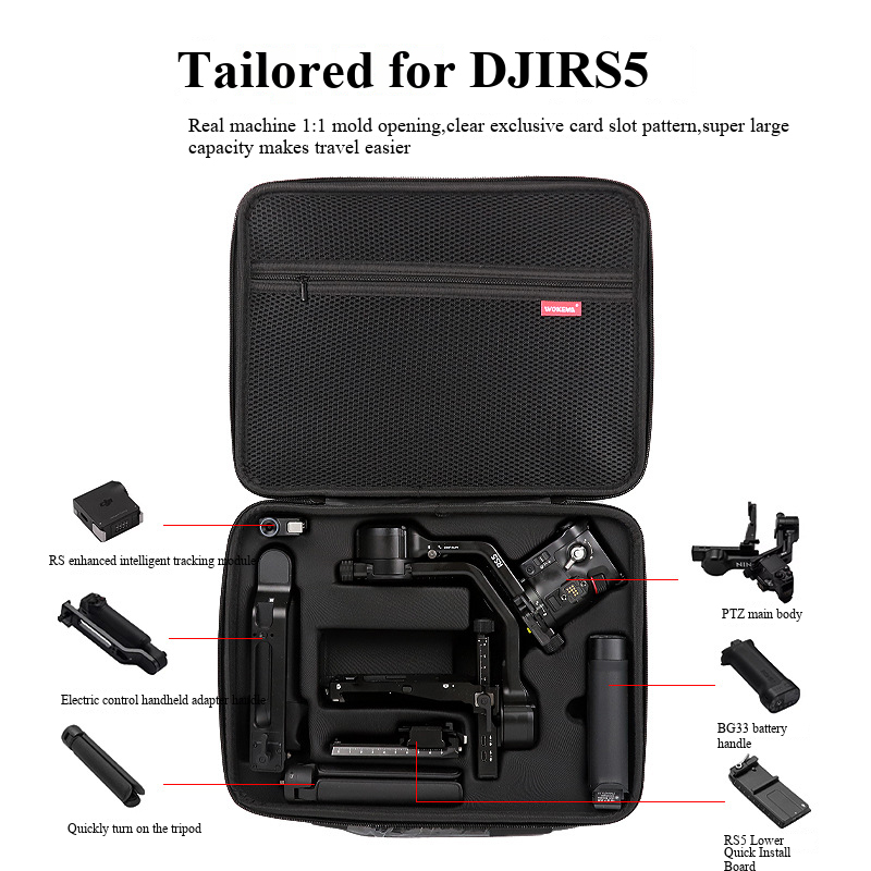 Shoulder Bag For DJI RS 5 Anti - Travel Packing Cube recension och pris