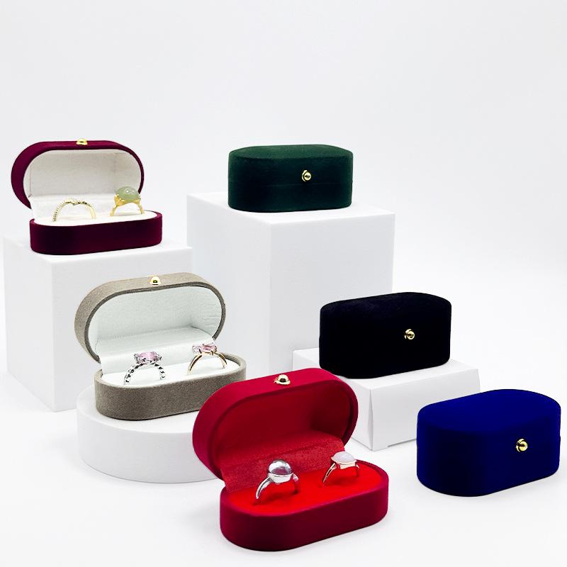 Mini Felt Ring Box Portable Ea - Accessories Travel Jewelry Box recension och pris