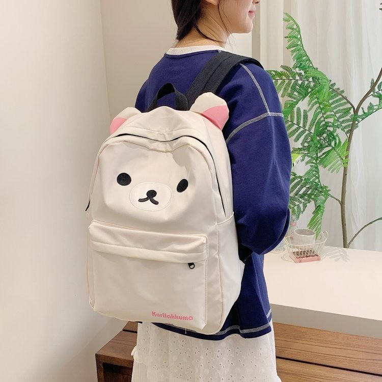 New Rilakkuma Backpack Large C - Travel Accessories Cute recension och pris