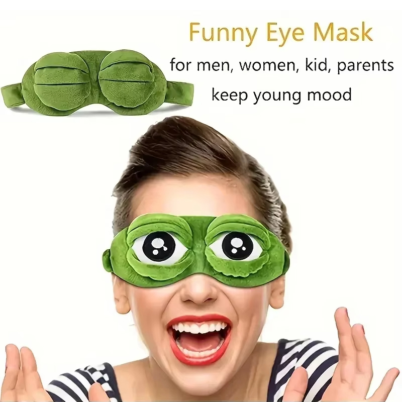 Frog Shaped Eye Mask Party Gam - Travel Accessories Deals recension och pris