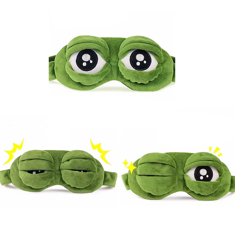Frog Shaped Eye Mask Party Gam - Travel Accessories Deals recension och pris