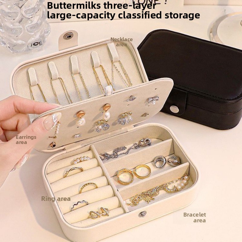 Anti Oxidation Portable Travel - Accessories Travel Jewelry Box recension och pris