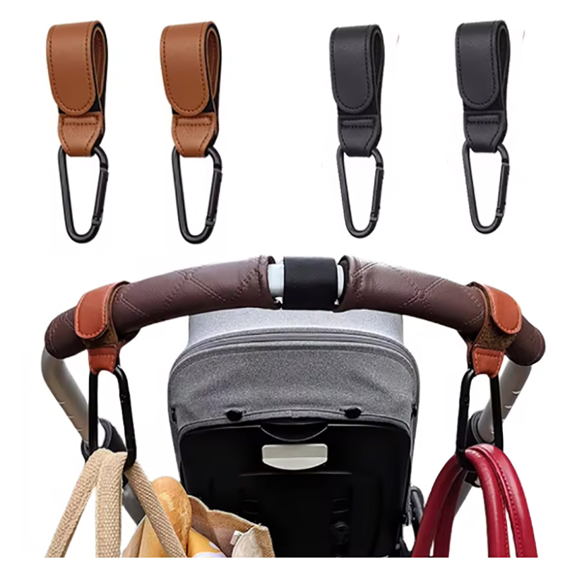 Baby Stroller Hook Fashion PU  - Travel Accessories For 6 Year Old recension och pris