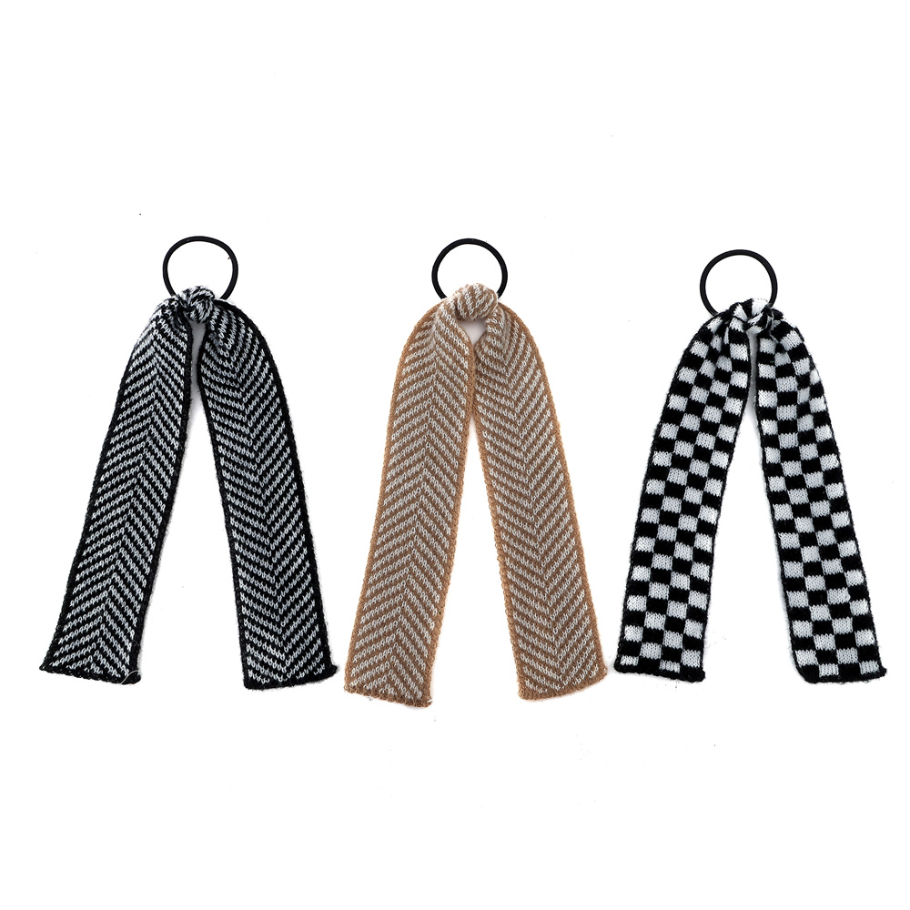 001N Checkered yarn HairBand C - Travel Accessories For 6 Year Old recension och pris