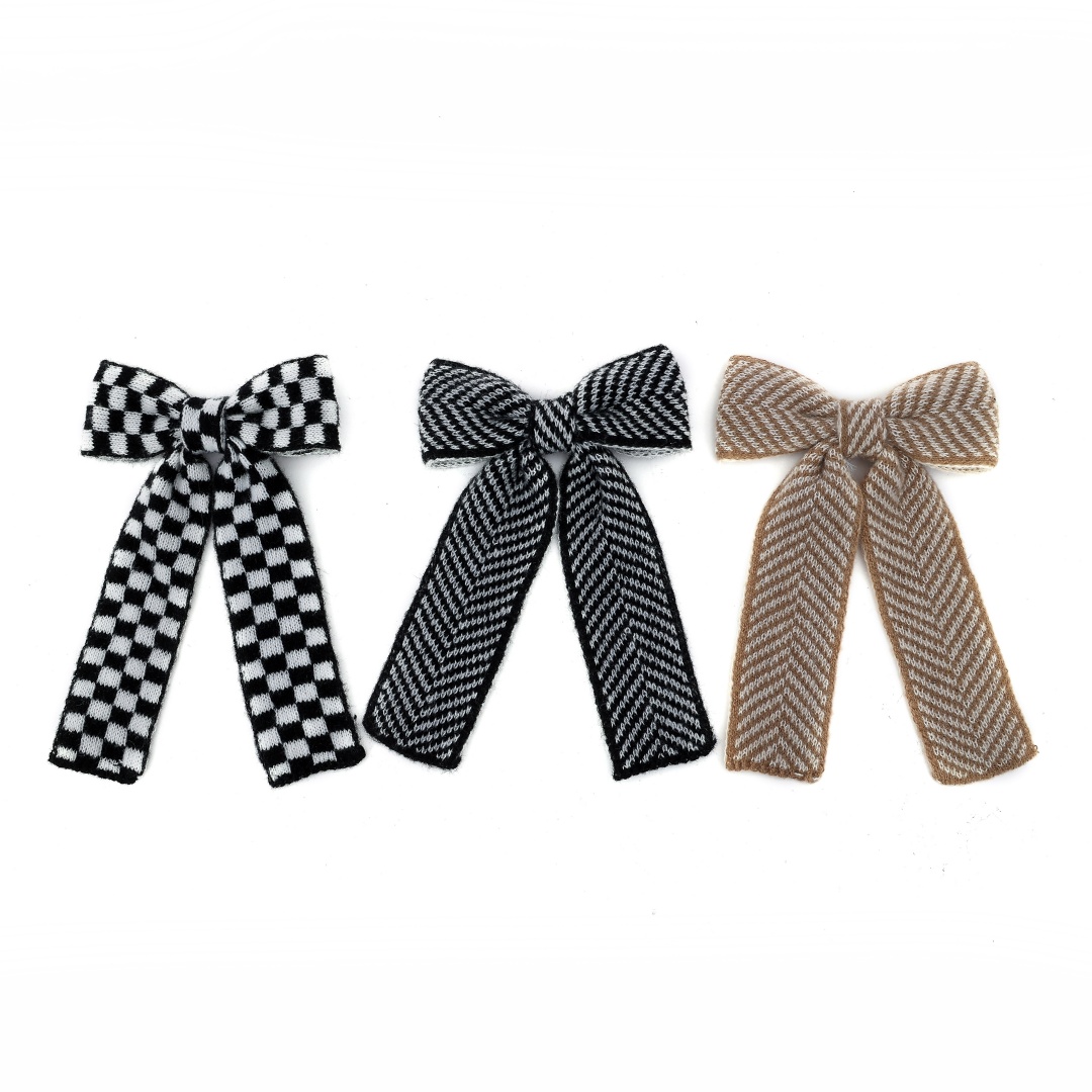 001N Checkered yarn HairBand C - Travel Accessories For 6 Year Old recension och pris