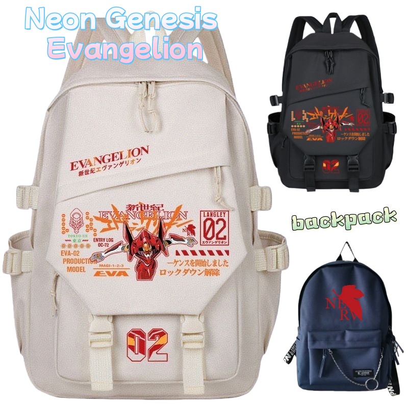 Neon Genesis Evangelion Backpa - Travel Accessories Cute recension och pris