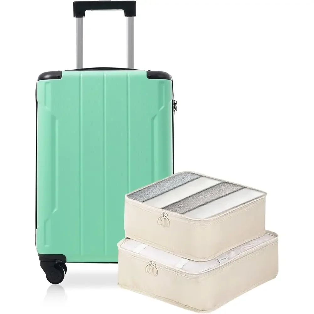 20 Inch Hardshell ABS Carry-On - Travel Packing Cube recension och pris