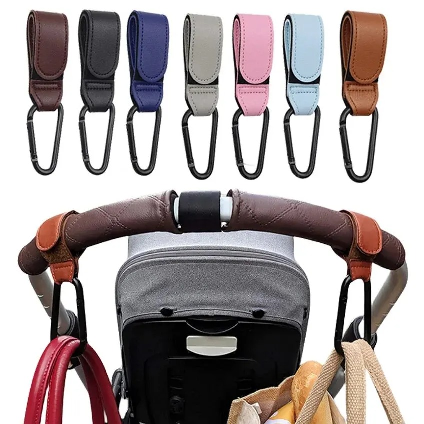 2Pcs Leather Cart Hooks Baby S - Travel Accessories For 6 Year Old recension och pris