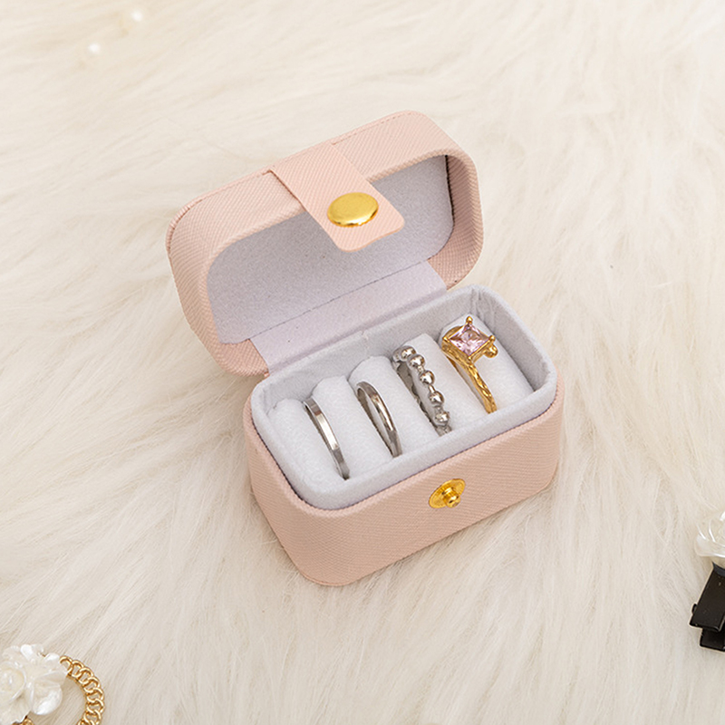 PU Leather Portable Jewelry Bo - Accessories Travel Jewelry Box recension och pris