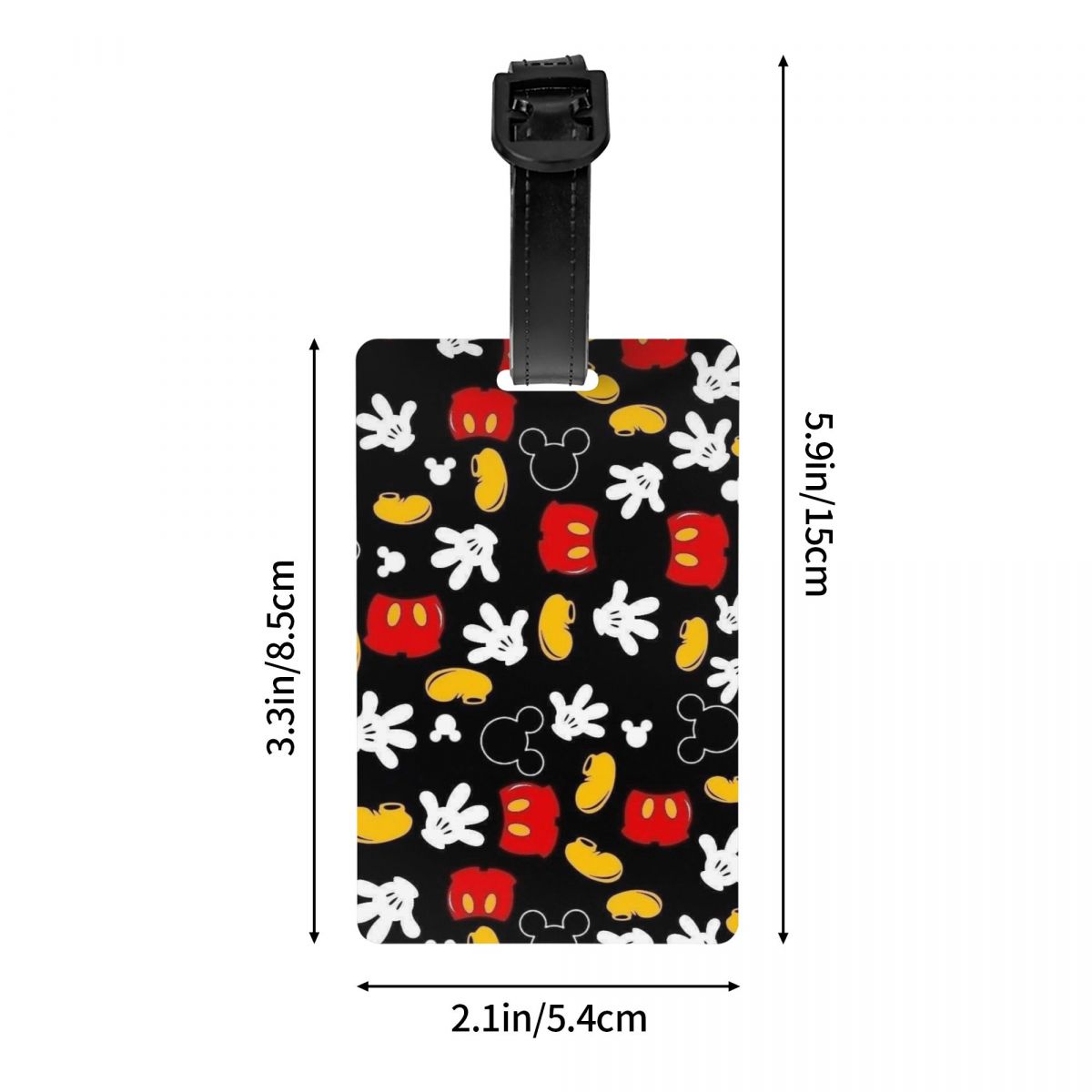 Custom M-Mouse  Luggage Tag fo - Travel Accessories List recension och pris