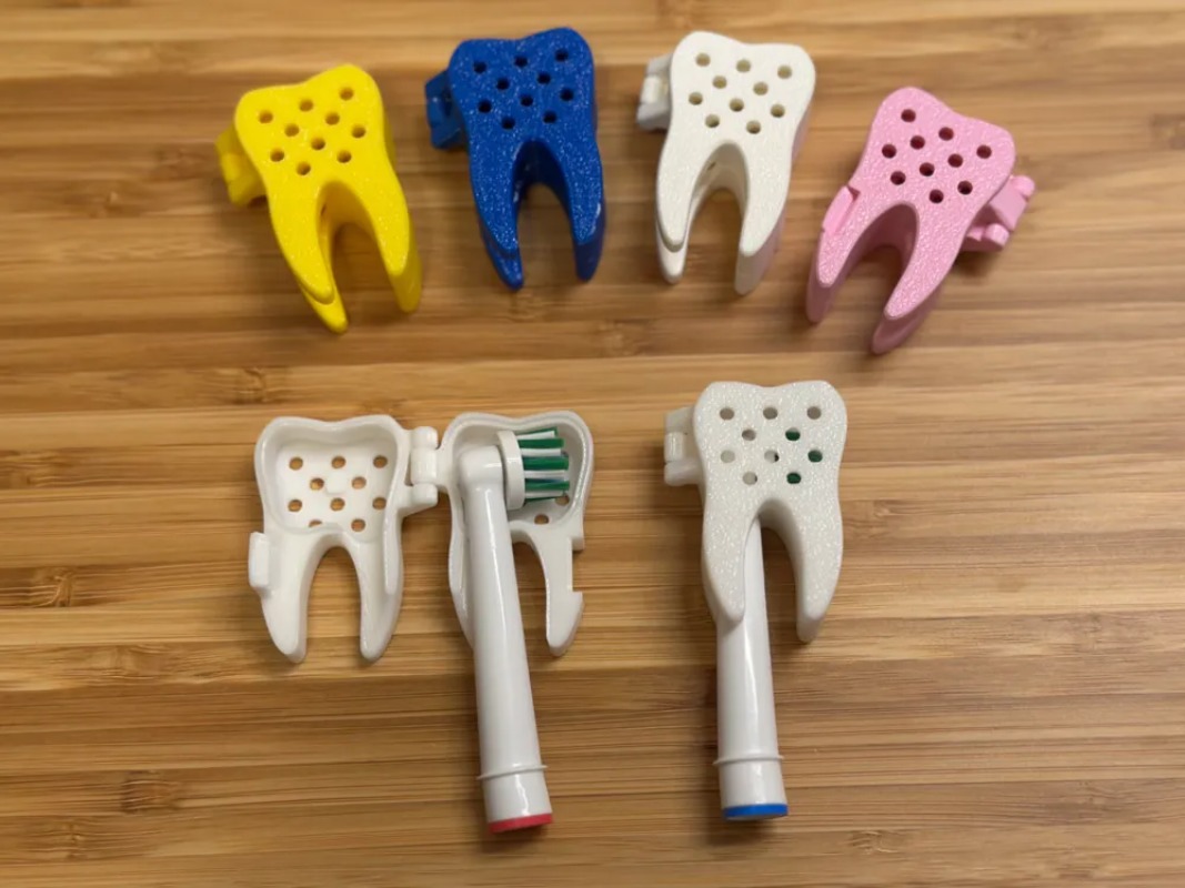 3D Printed Cute Tooth Shaped P - Travel Accessories To 3D Print recension och pris