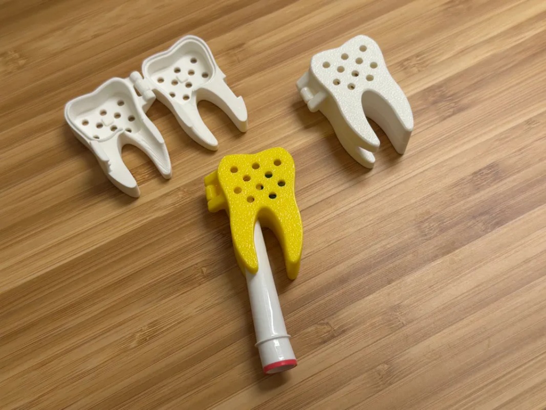3D Printed Cute Tooth Shaped P - Travel Accessories To 3D Print recension och pris