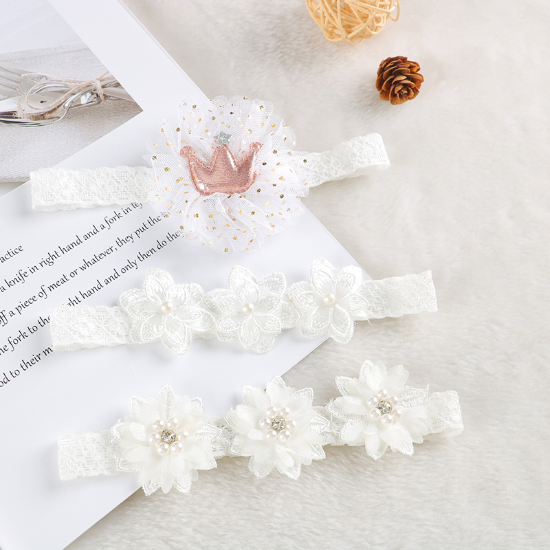 Baby Headband Flower Bows Crow - Travel Accessories Baby recension och pris