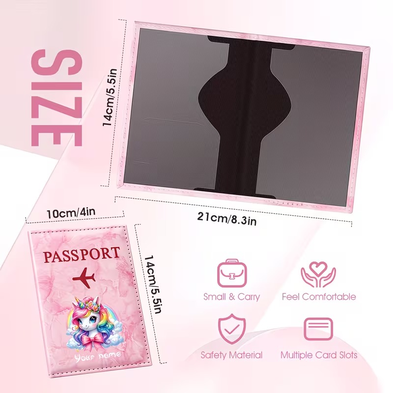 Personalized Name Custom PU Pa - Travel Accessories Personalised recension och pris