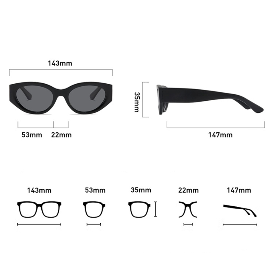 Women Men Classic Cat-Eye Pola - Travel Accessories Designer recension och pris