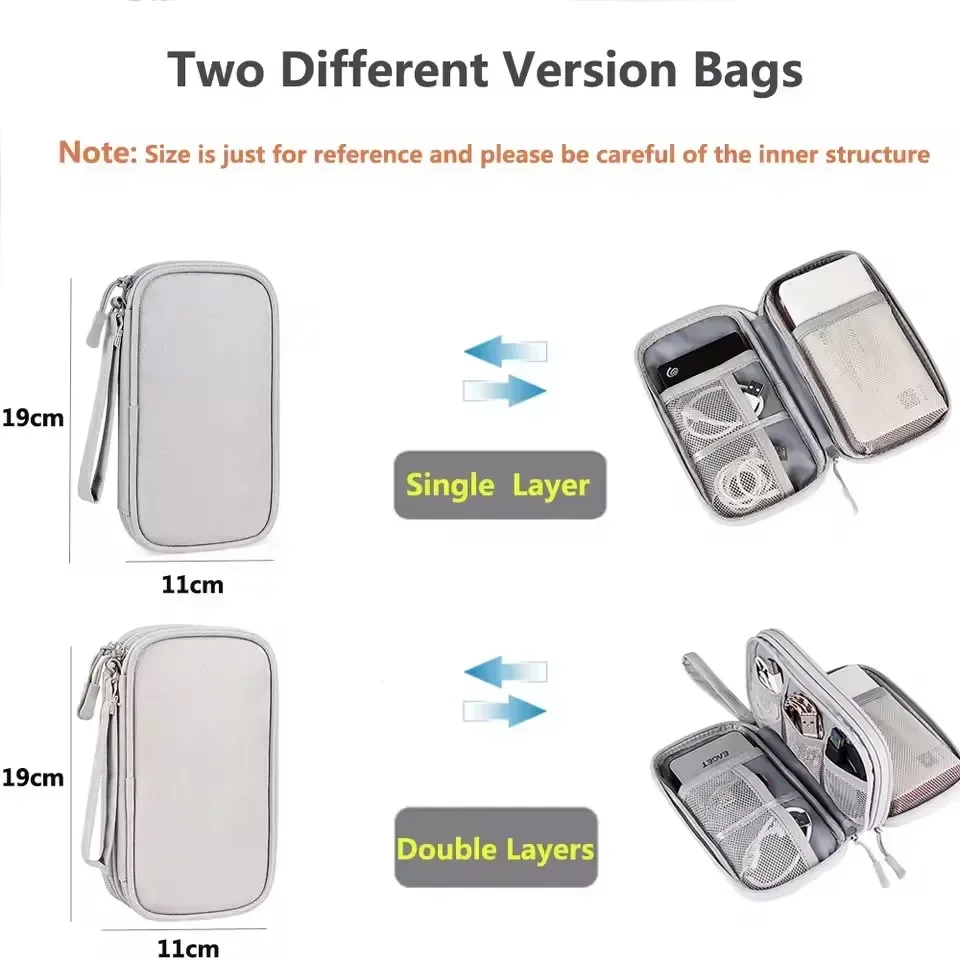 Travel Cable Bag Portable Digi - Travel Accessories Deals recension och pris