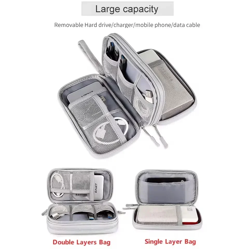 Travel Cable Bag Portable Digi - Travel Accessories Deals recension och pris