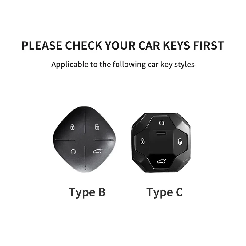 Leather Car Key Case Cover She - Travel Accessories 2022 recension och pris