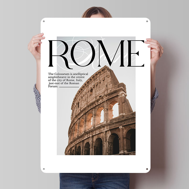 Rome Colosseum Travel Poster C - Travel Accessories Rome recension och pris