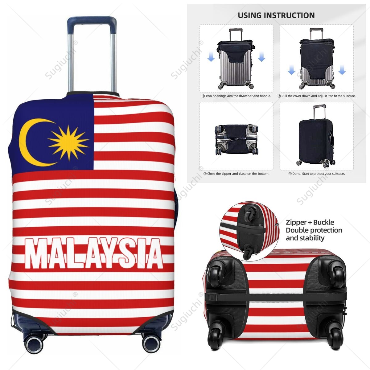Malaysia Flag Luggage Cover Su - Travel Accessories Malaysia recension och pris
