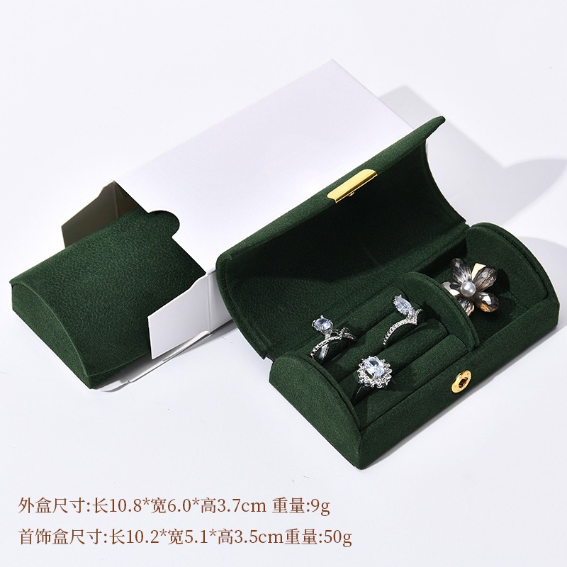 Portable Travel Velvet Jewelry - Accessories Travel Jewelry Box recension och pris
